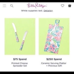 Lilly Pulitzer GWP spreaders and board